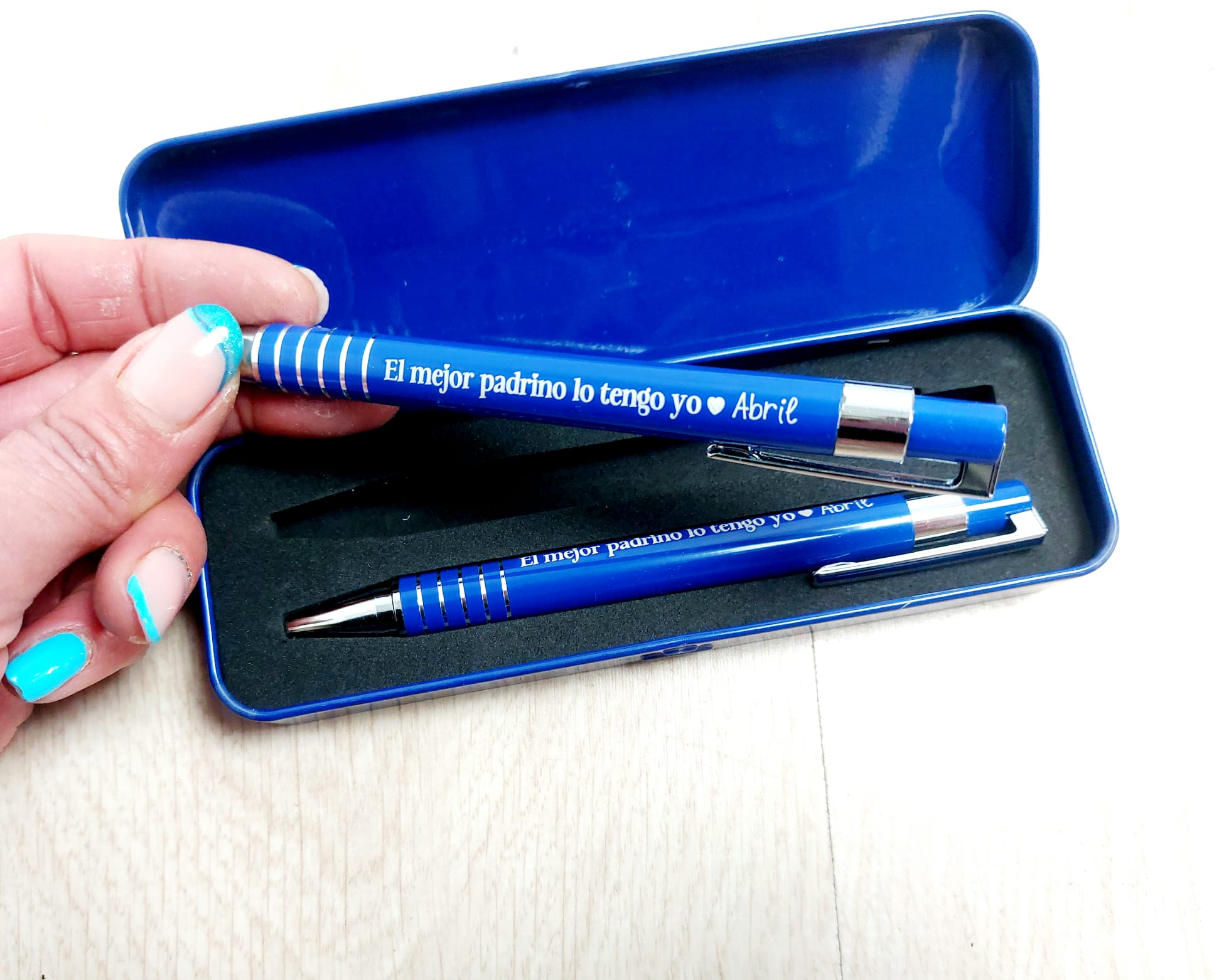 Set grabado. El mejor padrino lo tengo yo. - Imagen 4