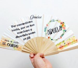 abanico abuela flores