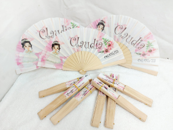 abanico nombre niña comuion