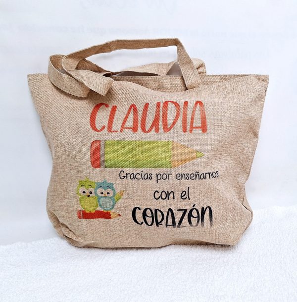 Bolso con neceser dibujos alumnos - Imagen 2