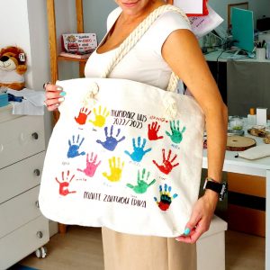 Bolsa premium, huella manos
