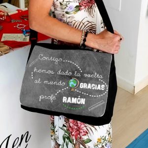 Bolso pizarra contigo hemos viajado