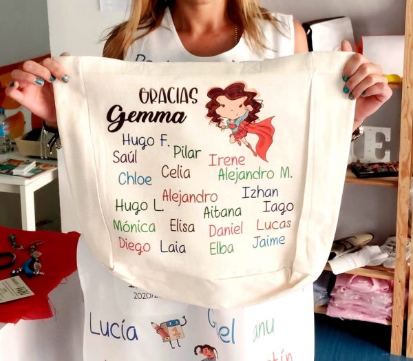 Bolsa lino superwoman