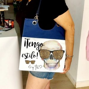 Bolso vaquero calavera