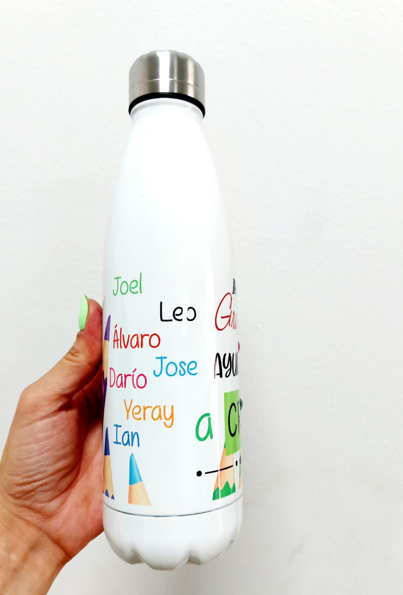 Botella gracias por enseñarnos a crecer - Imagen 2