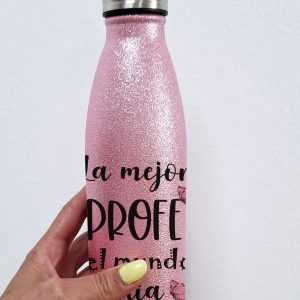 Termos acero inox purpurina 500ml