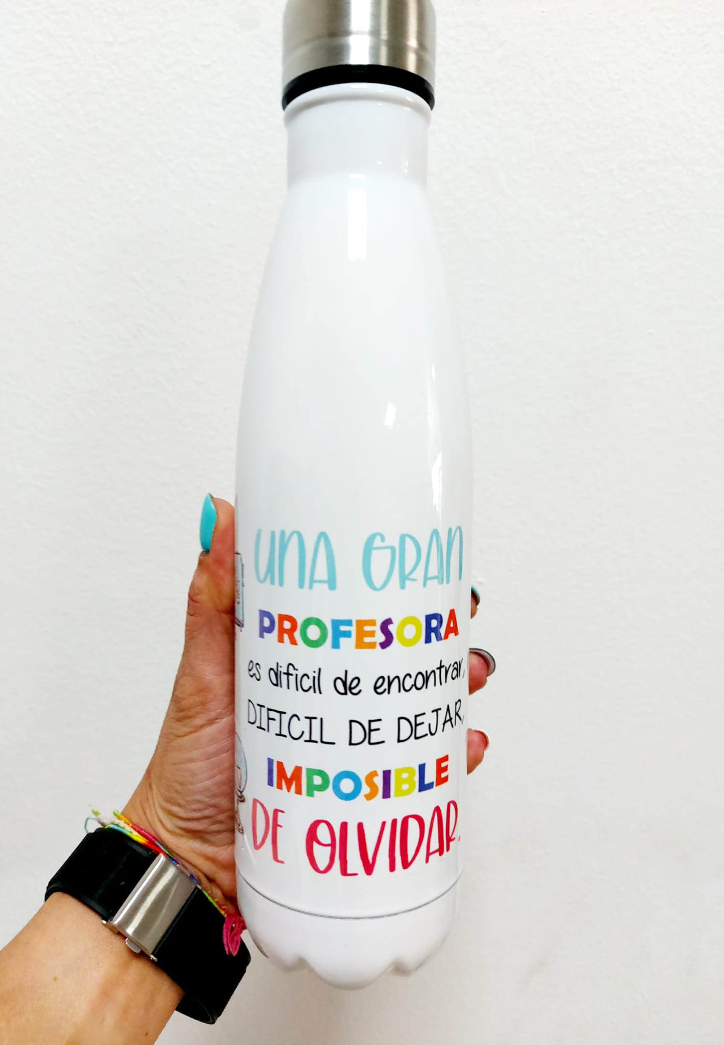 Botella una gran profesora/or
