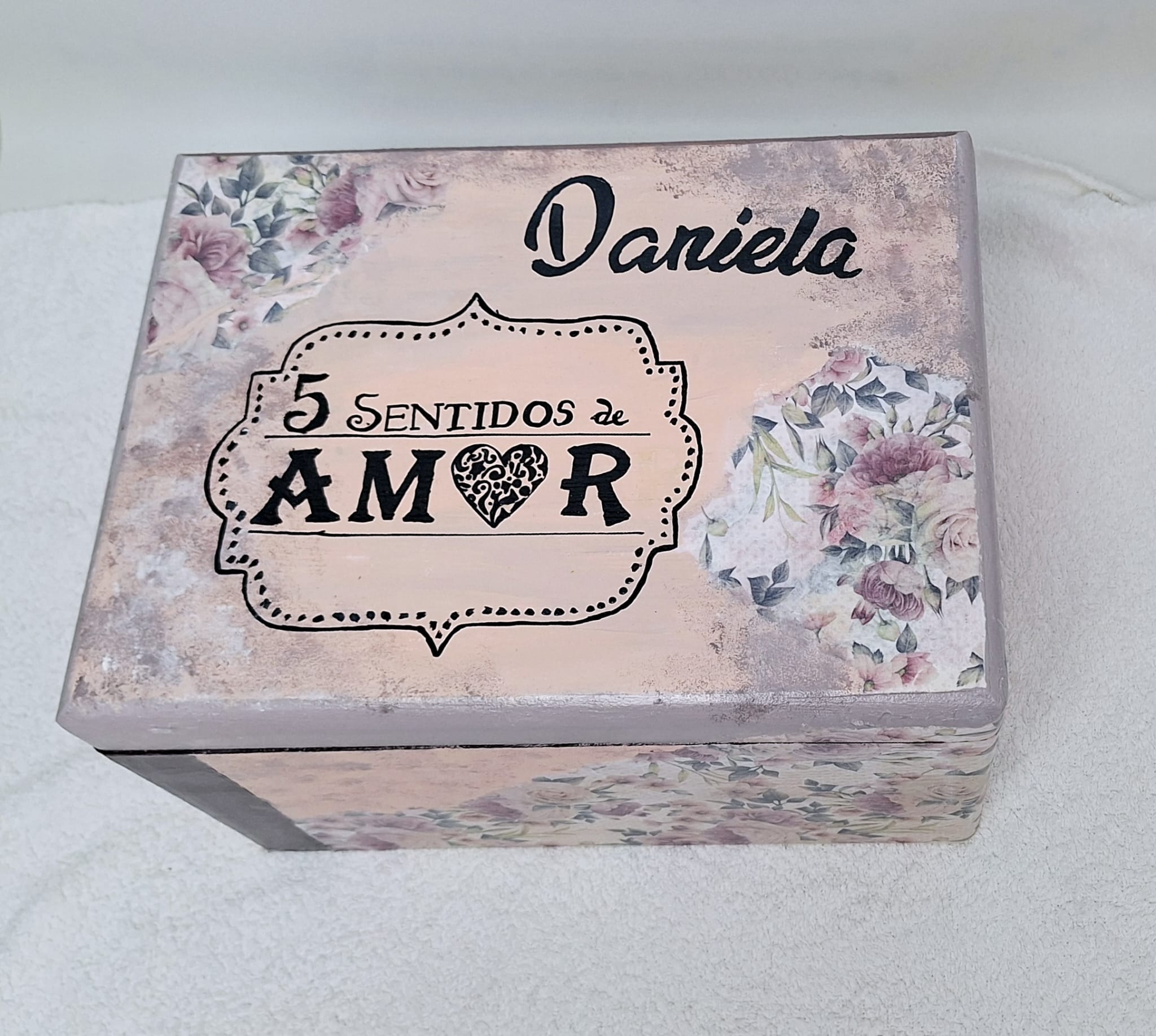 Caja madera 5 sentidos 23x40x30 cm - Imagen 4