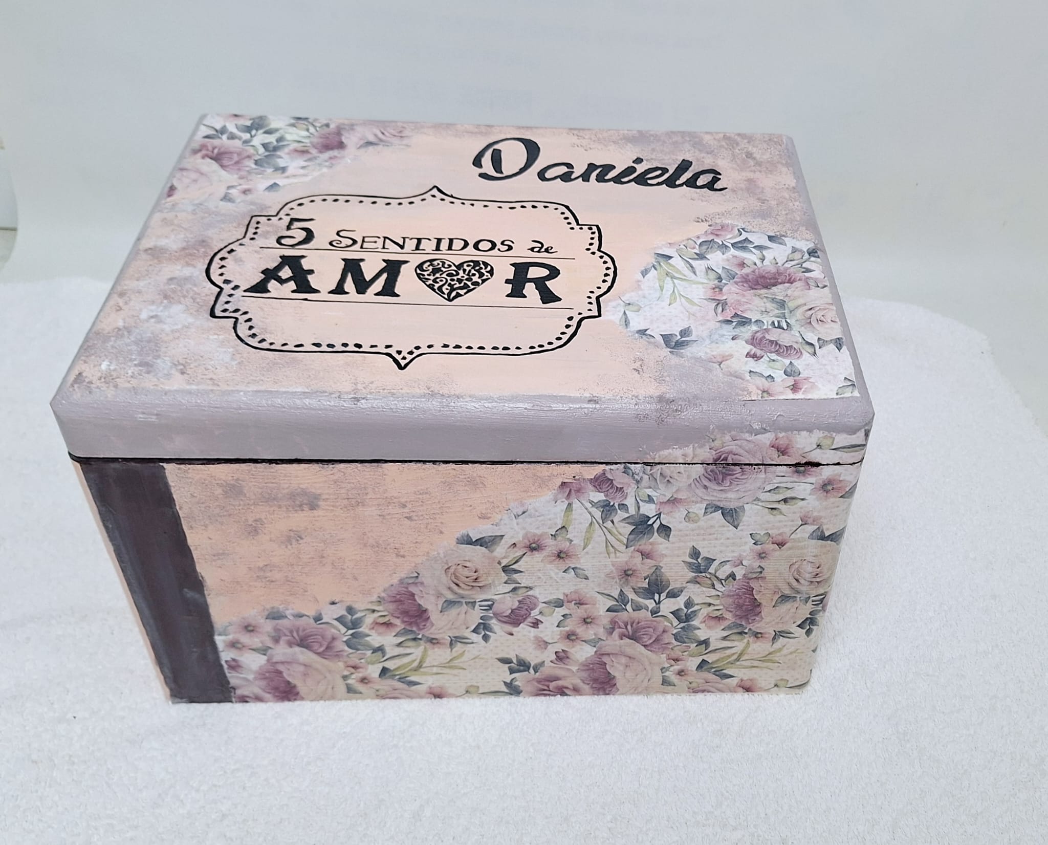 Caja madera 5 sentidos 23x40x30 cm