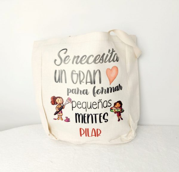 Bolsa + portagafas lino. Se necesita un gran... - Imagen 2
