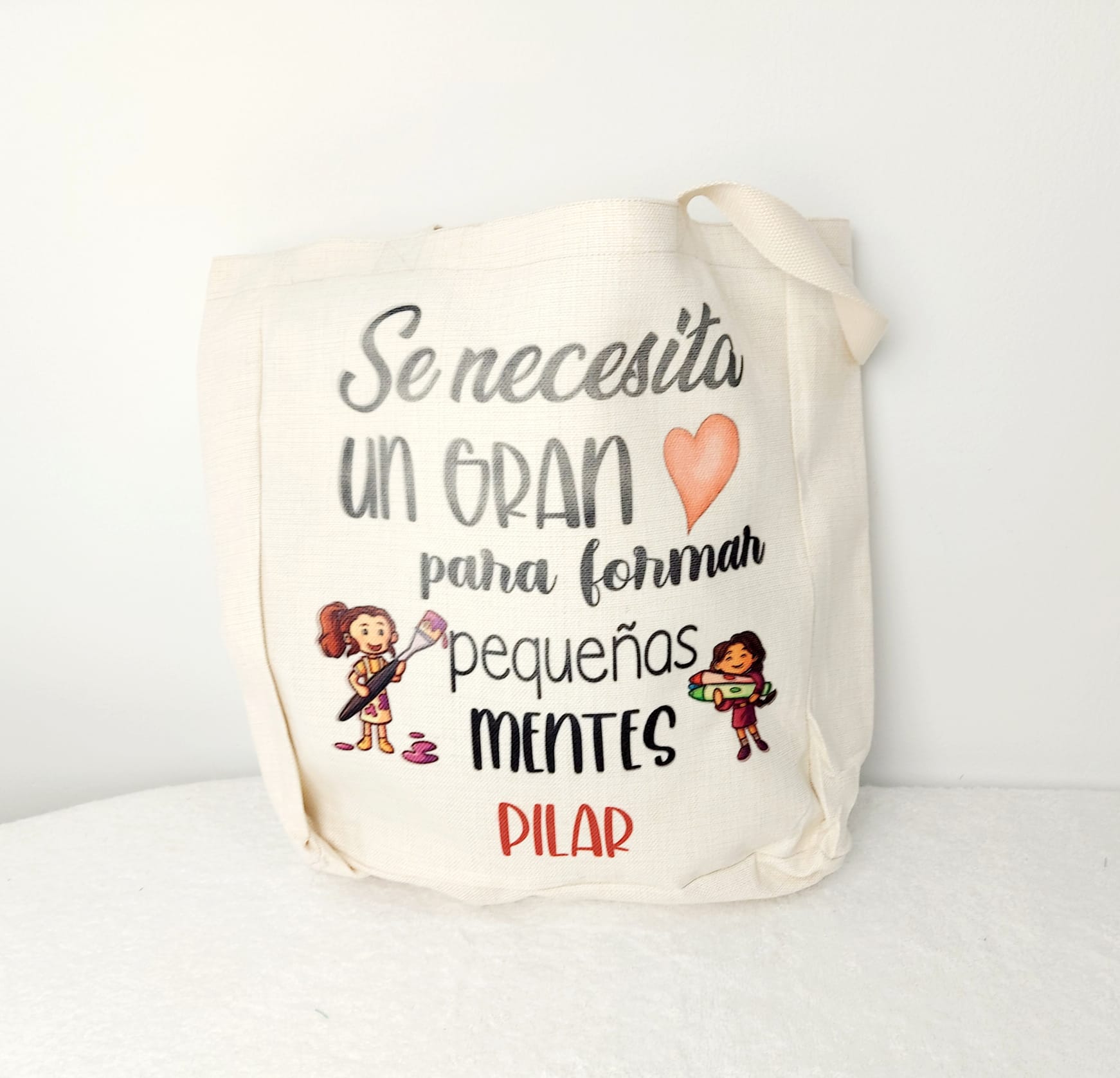 Bolsa + portagafas lino. Se necesita un gran... - Imagen 2