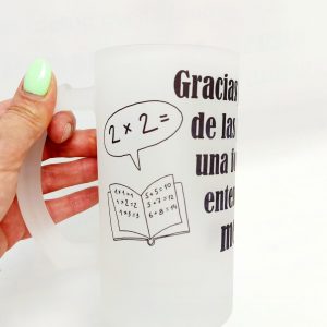 Jarra cerveza modelo matemáticas