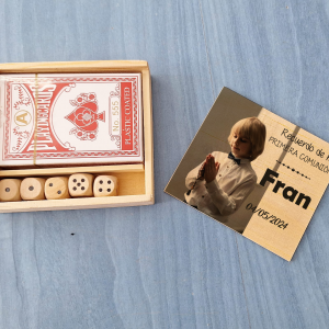 Set cartas y dados