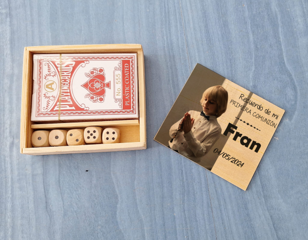 Set cartas y dados