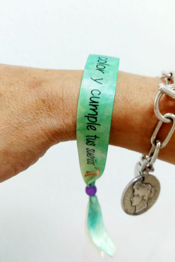 Pulseras tela para grupos - Imagen 3