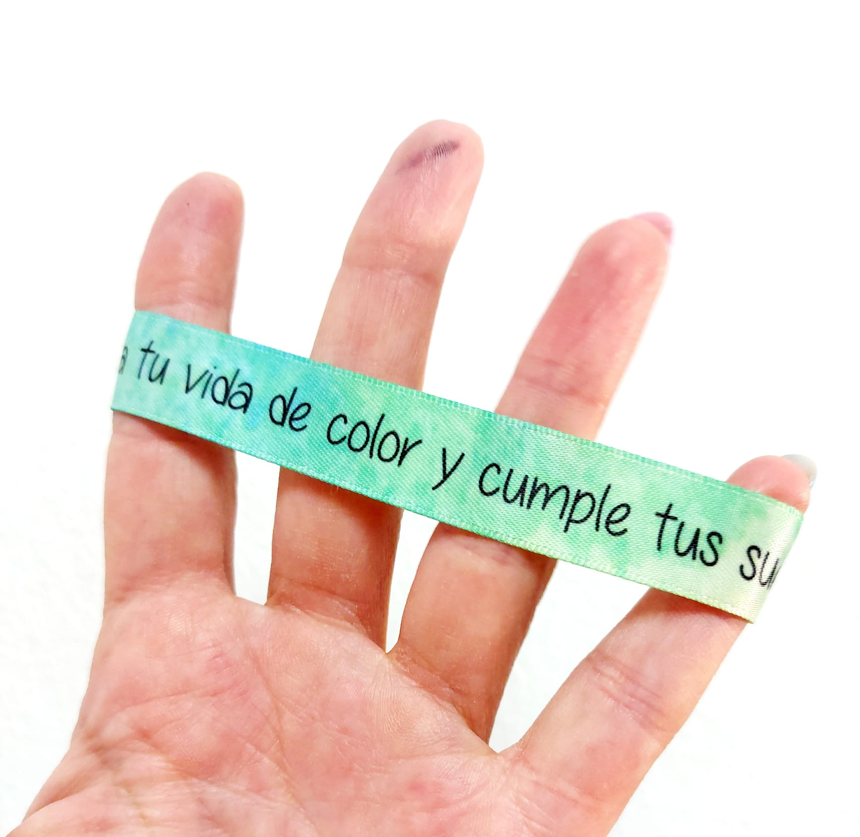 Pulseras tela para grupos - Imagen 2