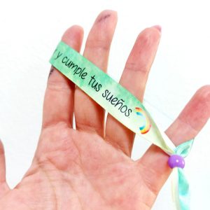 Pulseras tela para grupos