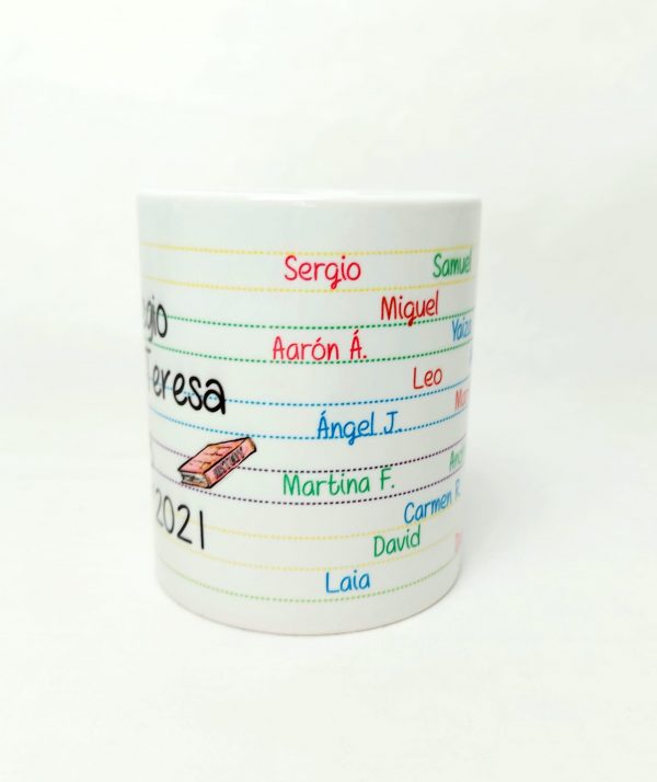 Taza nombre alumnos fin de curso - Imagen 2