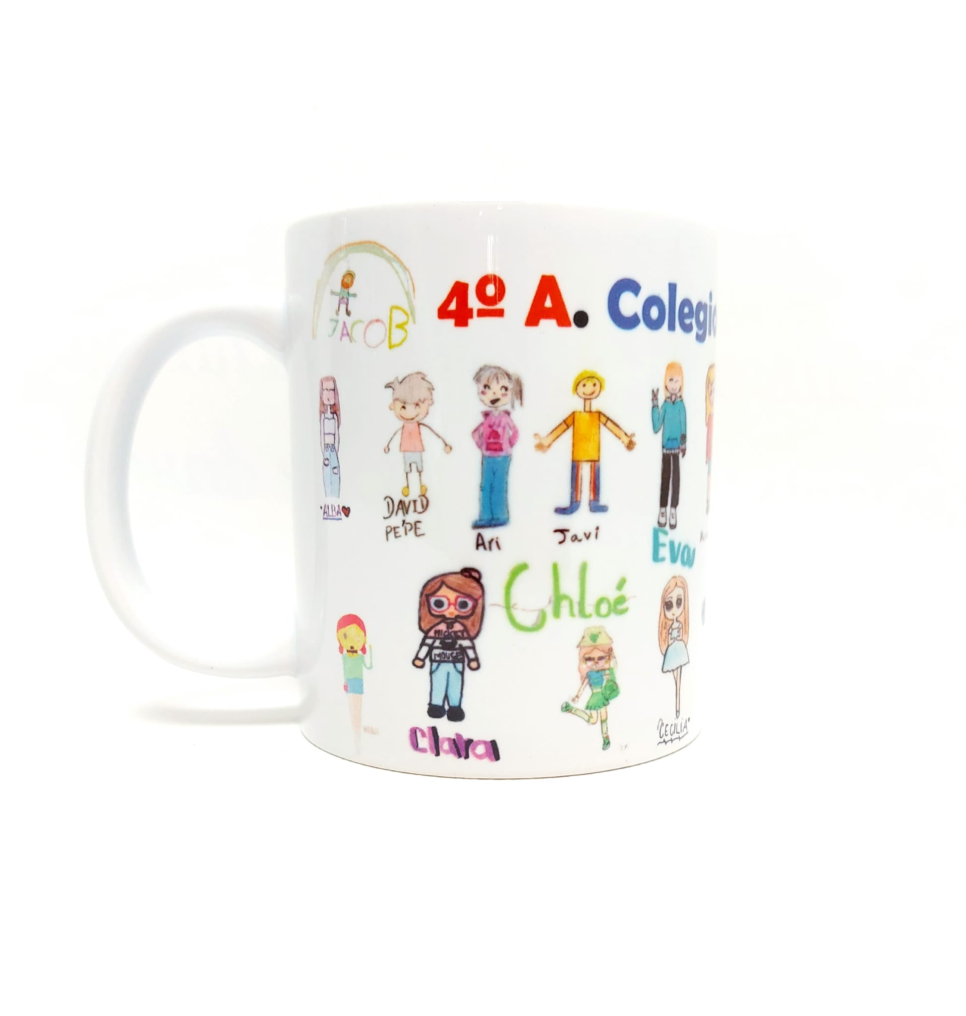 Taza alumnos dibujo alumnos - Imagen 4
