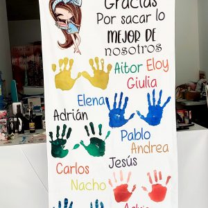 Toalla gracias por sacar lo mejor de nosotros