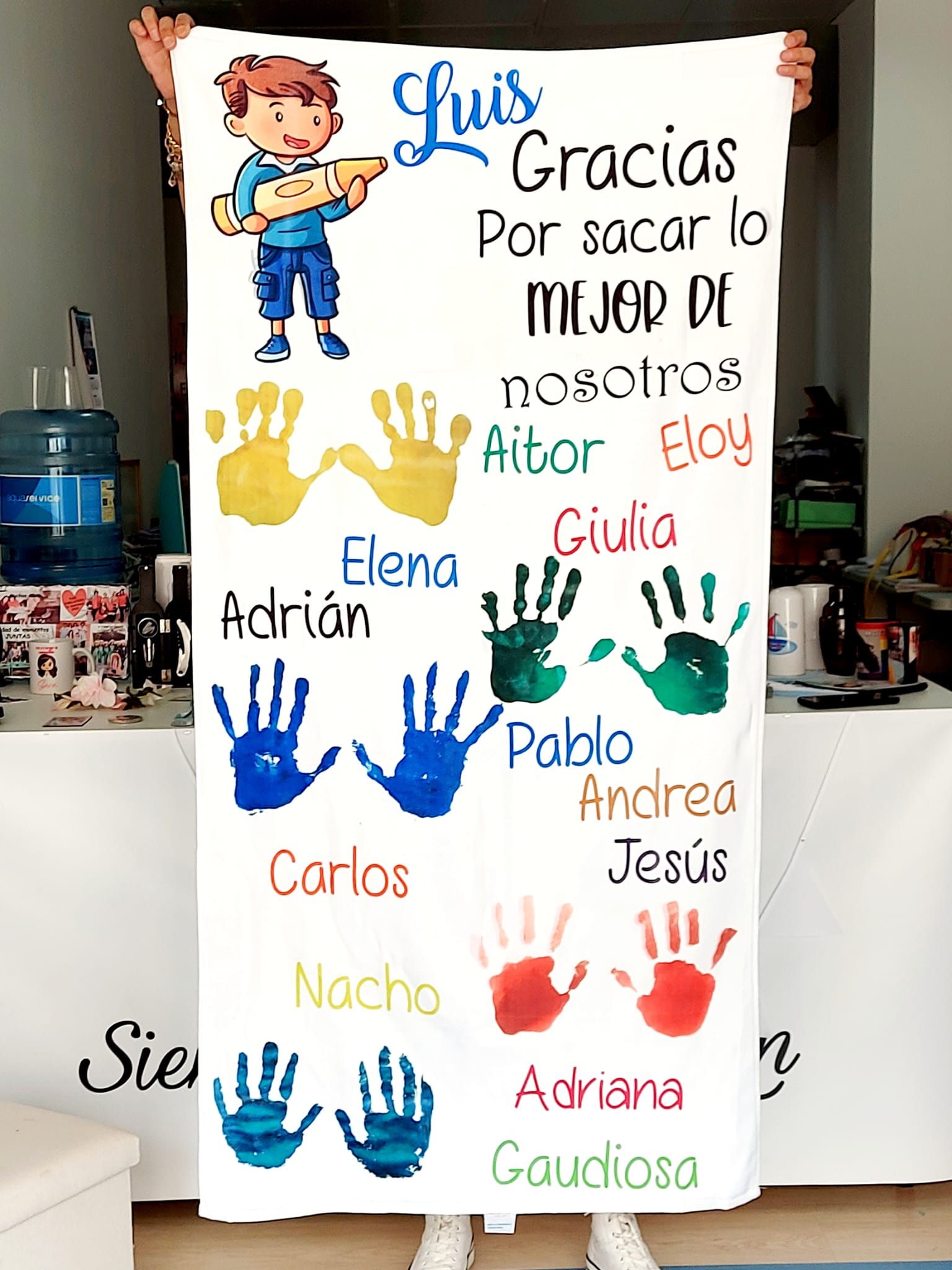 Toalla gracias por sacar lo mejor de nosotros - Imagen 2