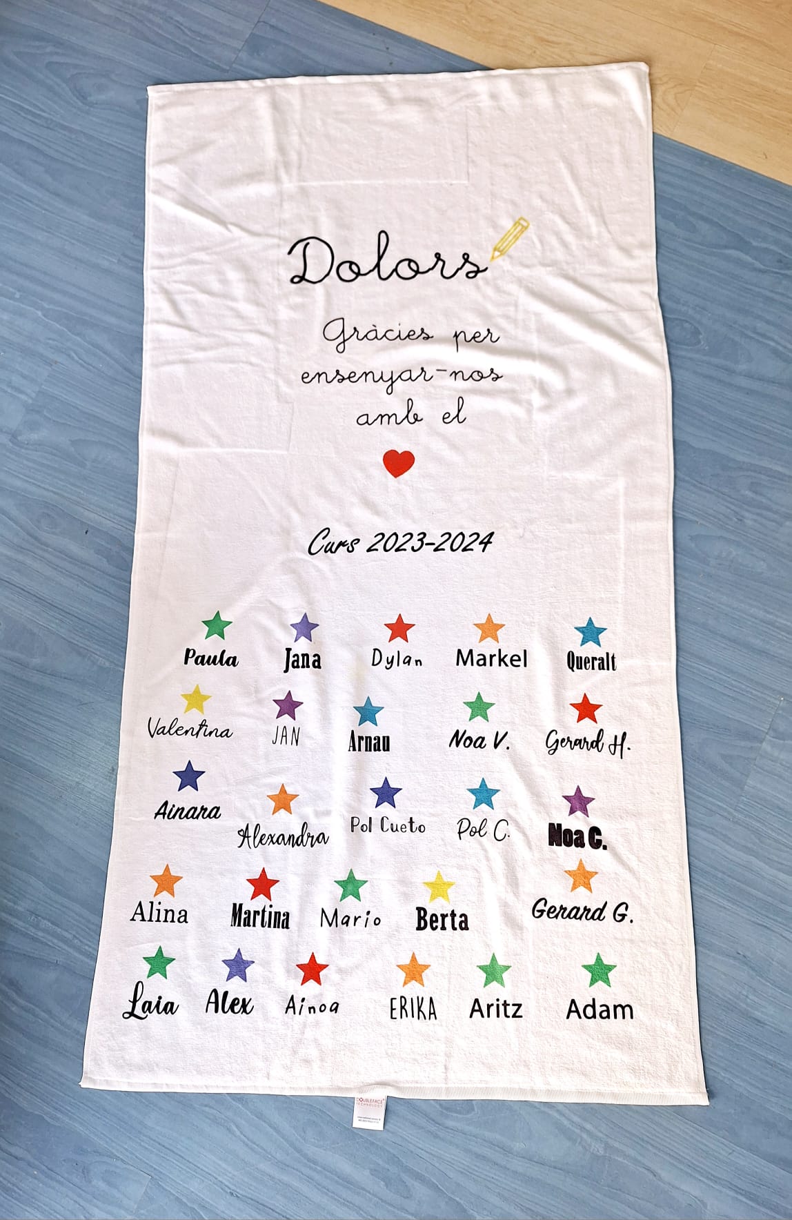 toalla estrellas