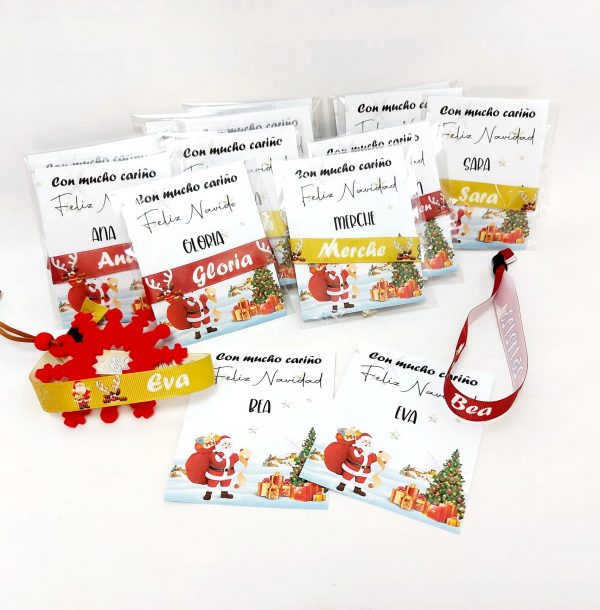 Pulseras tela navidad grupos Mod. 2 - Imagen 7