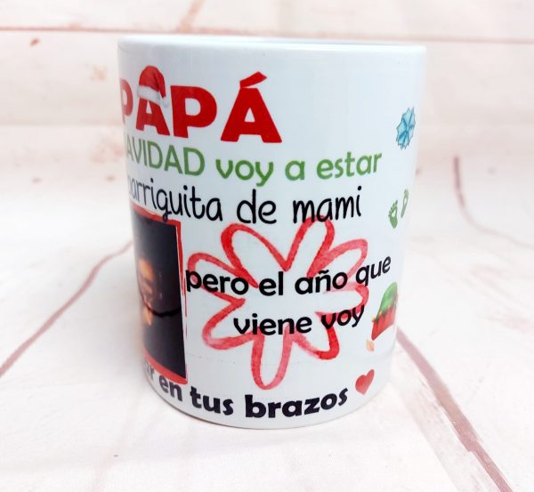 Taza navidad estoy esperando - Imagen 2