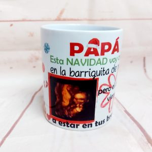 Taza navidad estoy esperando