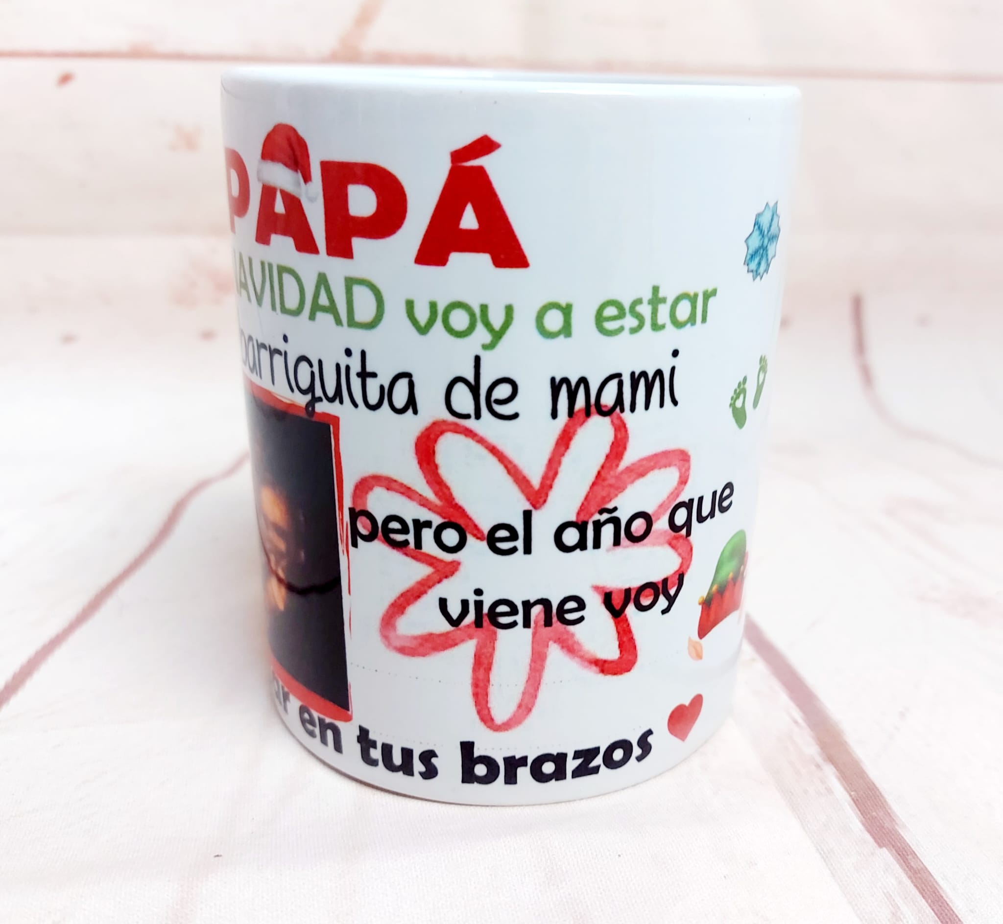Taza navidad estoy esperando - Imagen 2