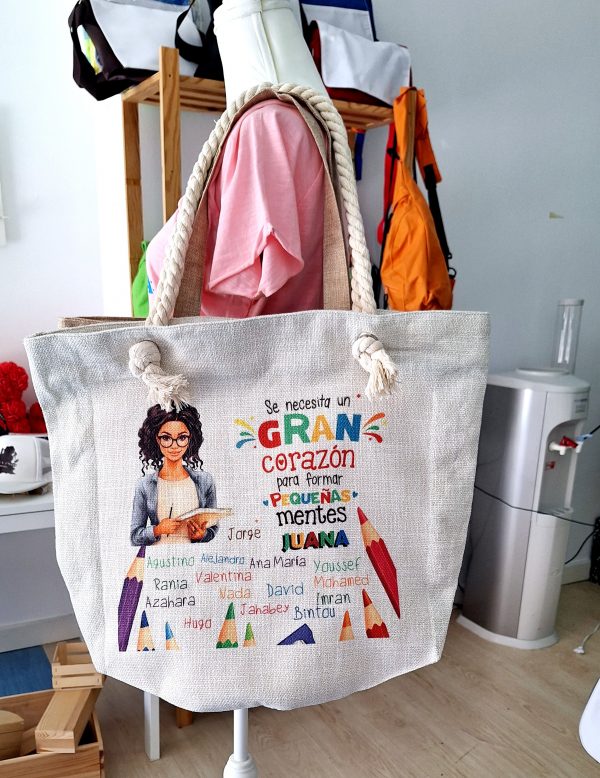 Bolsa premium profe gran corazón