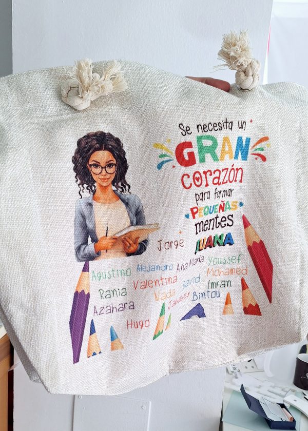 Bolsa premium profe gran corazón - Imagen 2
