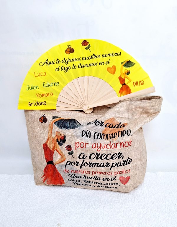 pack bolso y abanico profe flamenca - Imagen 3