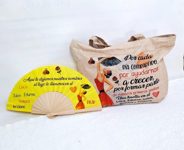 pack bolso y abanico profe flamenca