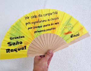 abanico amarillo