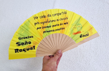 abanico amarillo