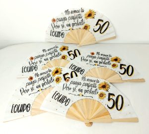 abanico bodas de plata