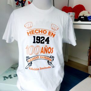 camiseta 100 años