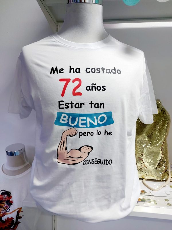 camiseta 72 años