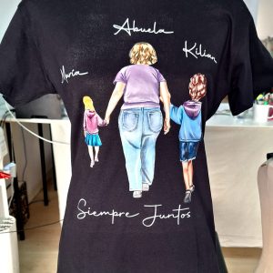 Camiseta abuela siempre juntos