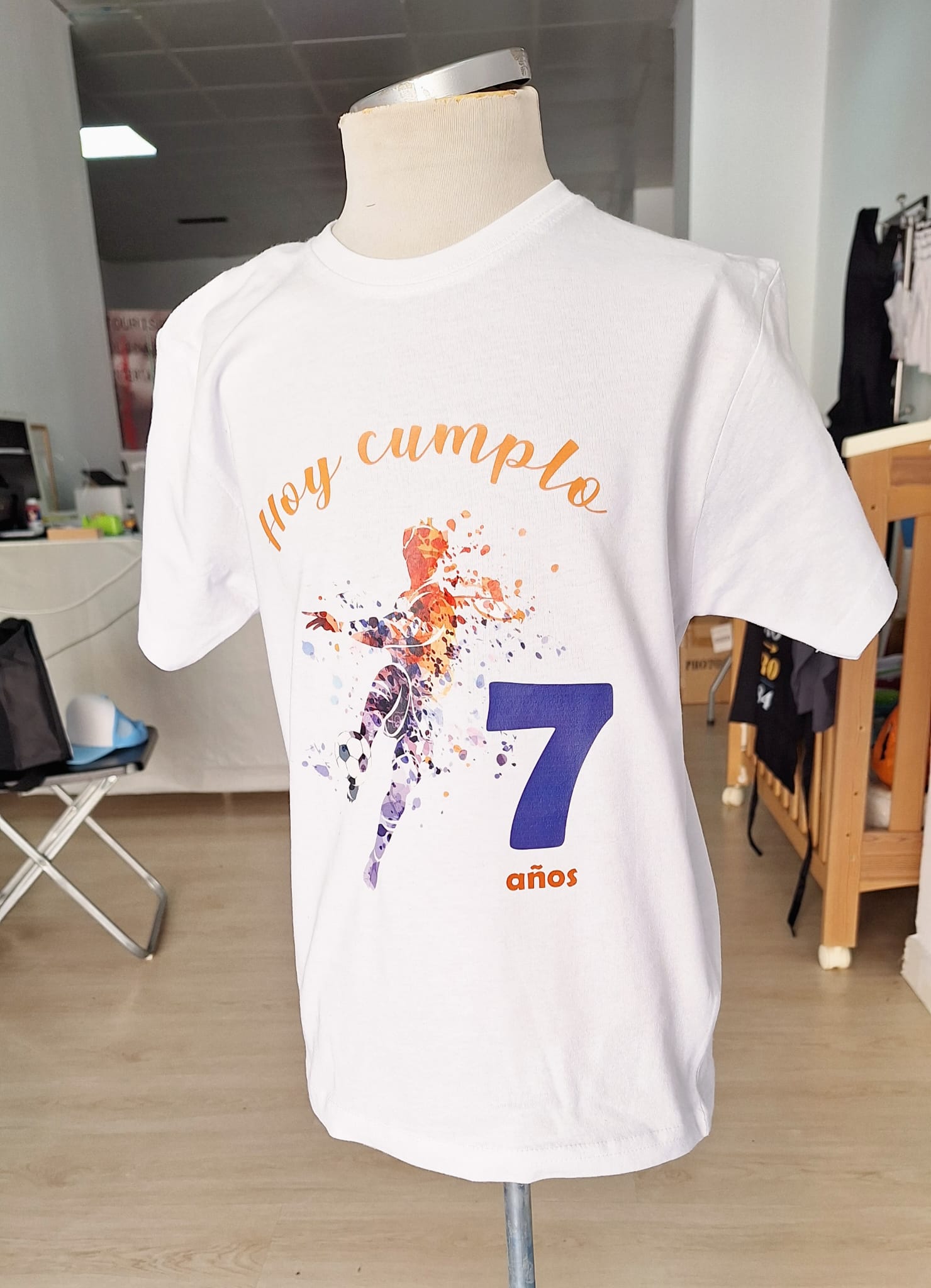 Camiseta cumple futbol - Imagen 2