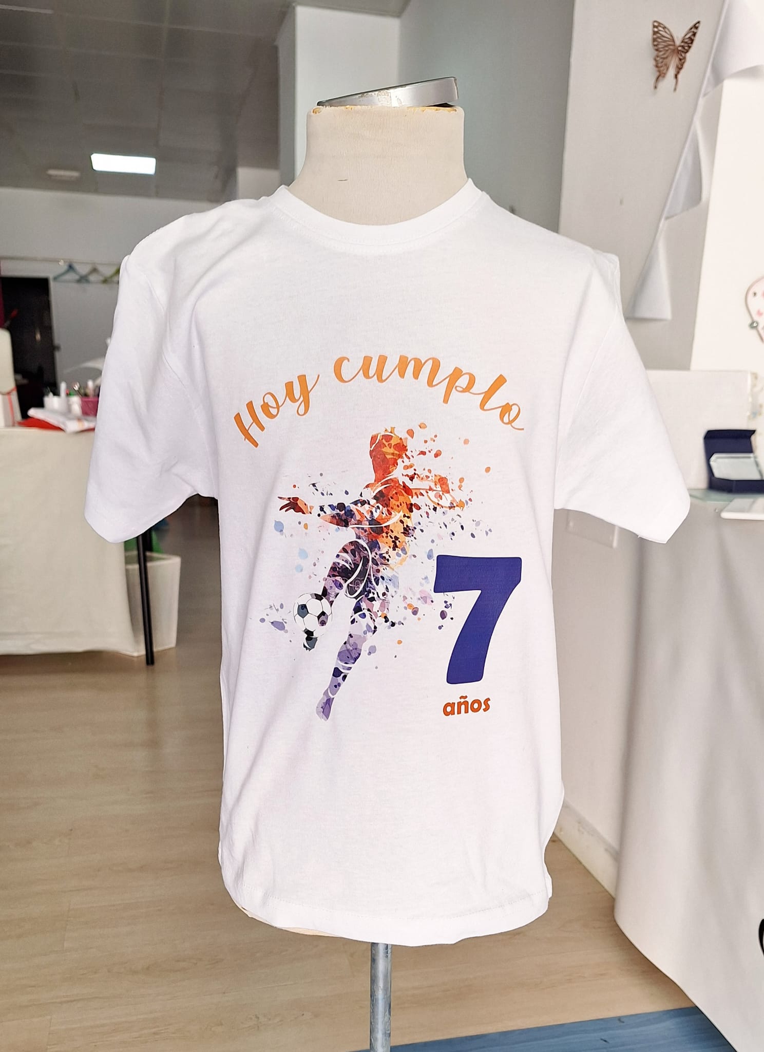 Camiseta cumple futbol