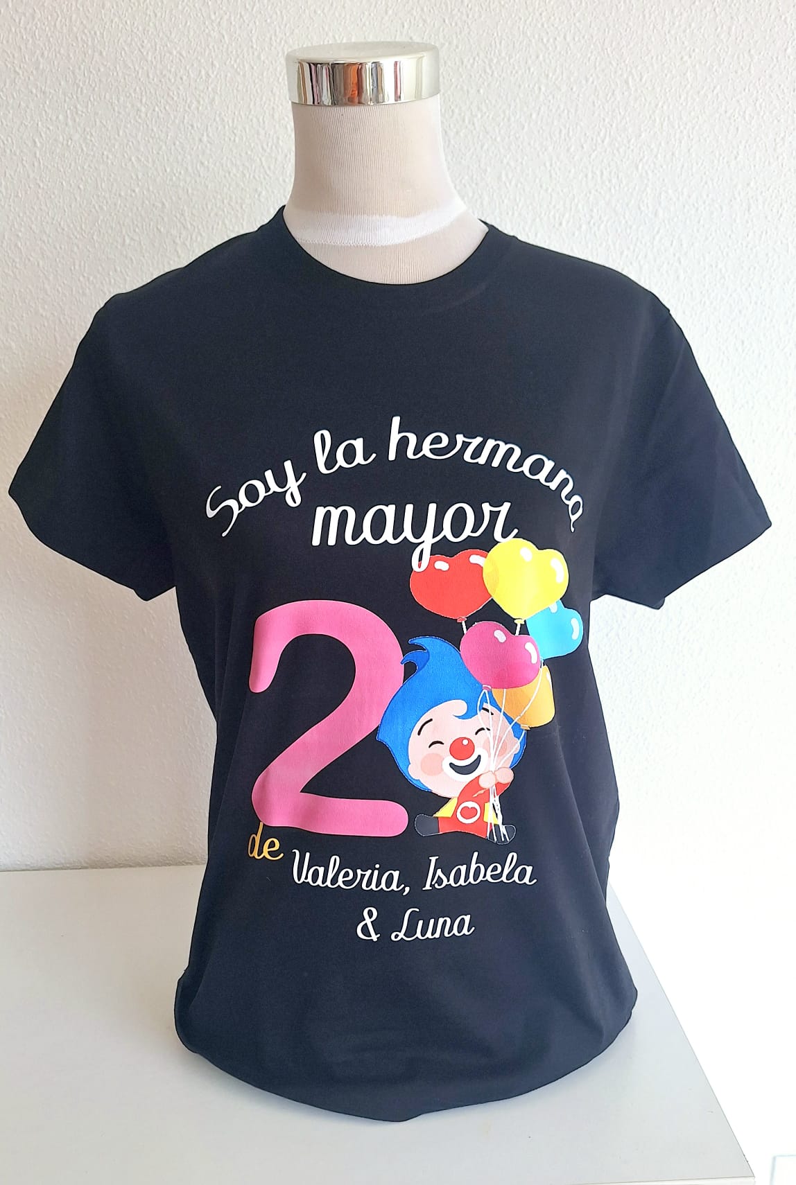 camiseta cumpleaños globos (unisex)