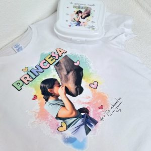 Camiseta princesa con tu foto