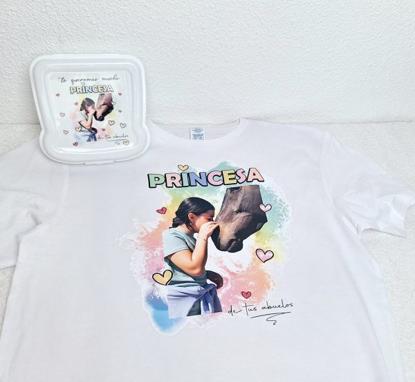 Camiseta princesa con tu foto - Imagen 2