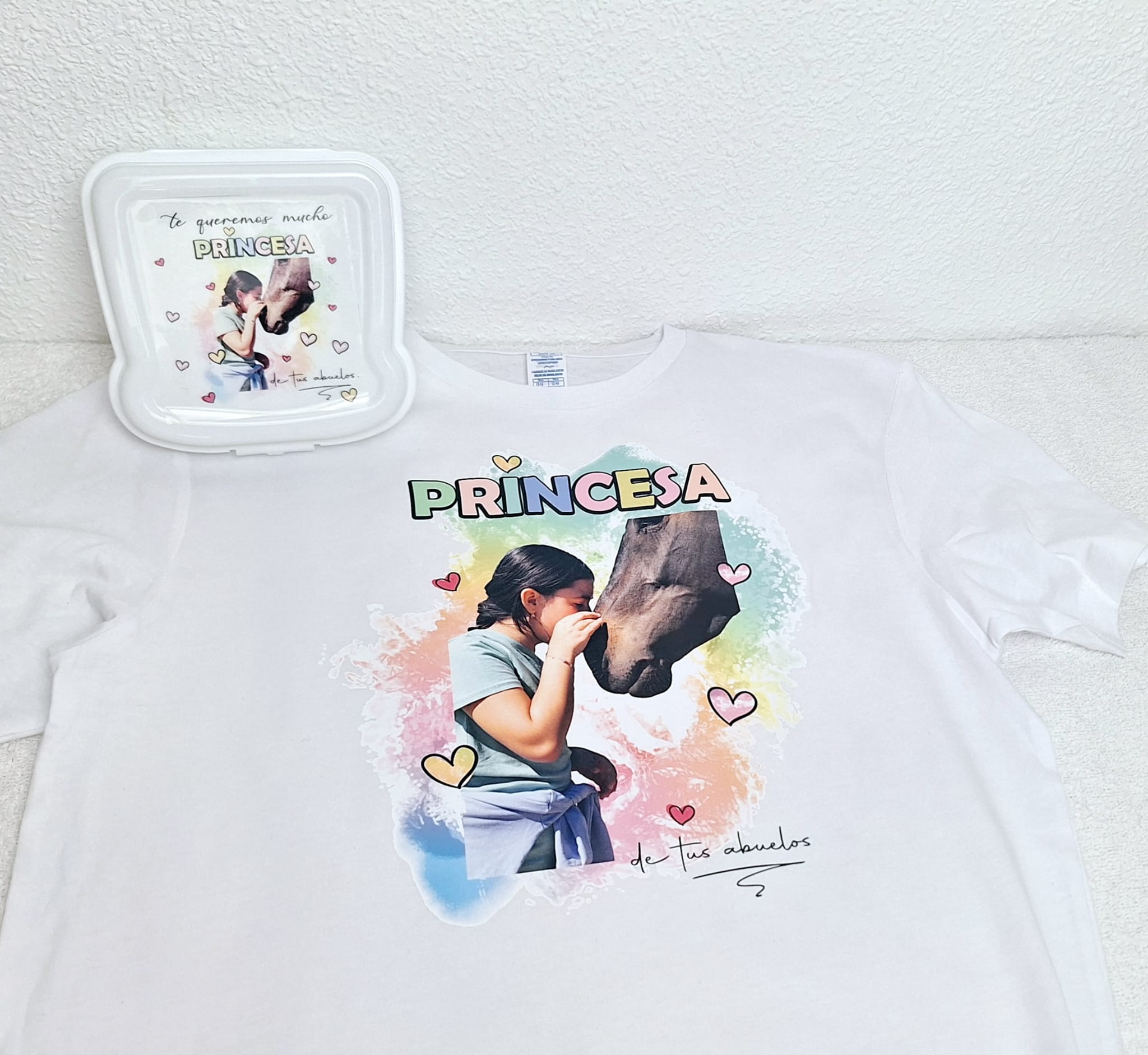 Camiseta princesa con tu foto - Imagen 2