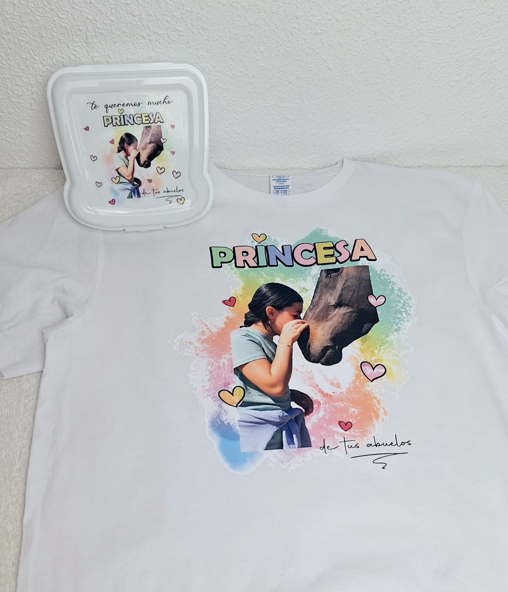 Camiseta princesa con tu foto - Imagen 3