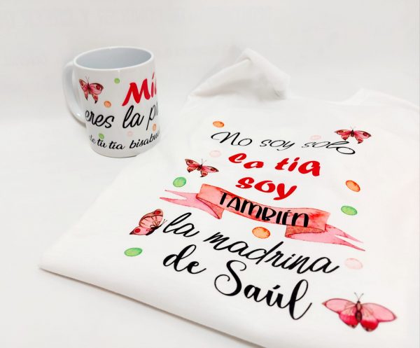 Camiseta no solo soy la tia + taza