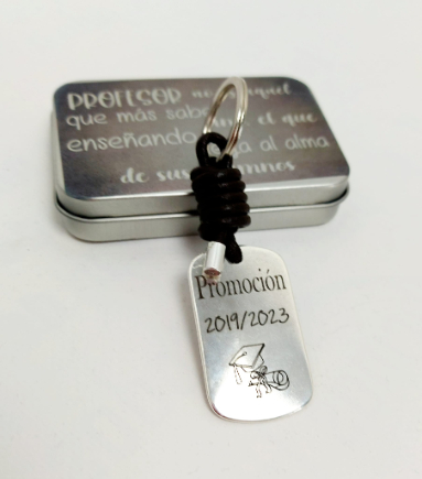 llavero profe promocion