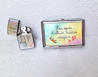 pack pitillera huellas